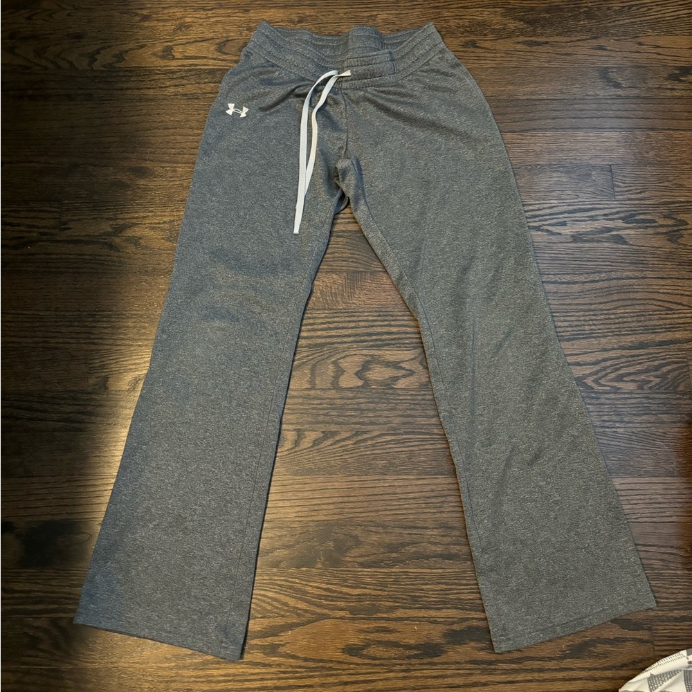 Woman’s Gray Under Armour Wide Leg Sweatpants size XS